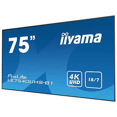 Avis iiyama 75" LED - ProLite LE7540UHS-B1