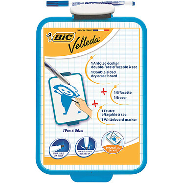 BIC Velleda board 19 x 26 cm Blue