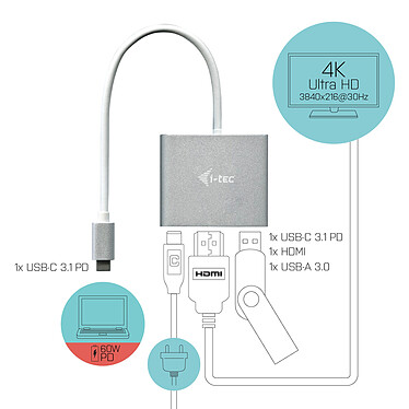 Acheter i-tec USB-C HDMI / USB Adapter