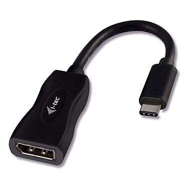 i-tec Adaptateur USB-C / DisplayPort (M/F) Noir
