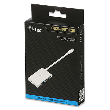i-tec USB-C Hub 3 Port + Power Delivery a bajo precio