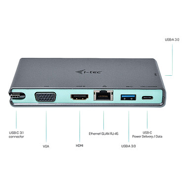 Review i-tec USB-C Travel Dock 4K HDMI VGA