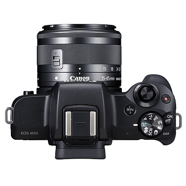 Acheter Canon EOS M50 Noir + EF-M 15-45 mm IS STM Noir + Lowepro Format 100 Noir
