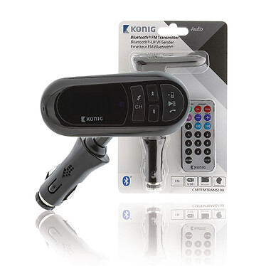 König FM Transmetteur Audio Bluetooth 3.5 mm