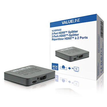Valueline Splitter HDMI 2 ports