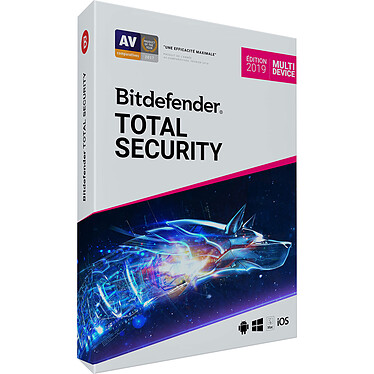 Bitdefender Total Security 2019 - Licence 2 Ans 10 Appareils