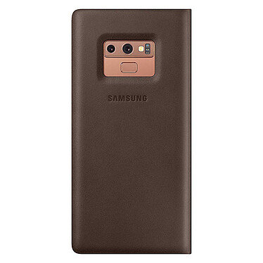 Avis Samsung Flip Wallet Marron Galaxy Note 9