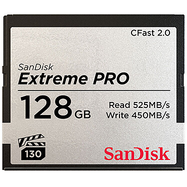 SanDisk Extreme Pro CompactFlash CFast 2.0 Memory Card 128 GB