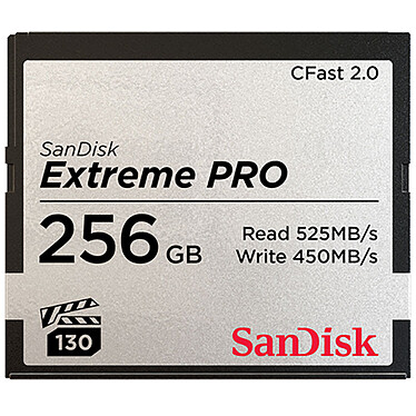 SanDisk tarjeta de memoria Extreme Pro CompactFlash CFast 2.0 256 Gb