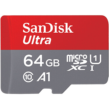 Nota SanDisk Ultra microSDXC UHS-I U1 64GB + adattatore SD