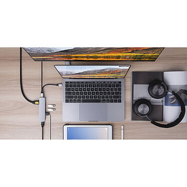 Opiniones sobre HyperDrive USB-C 6 en 1 USB-C (plateado)