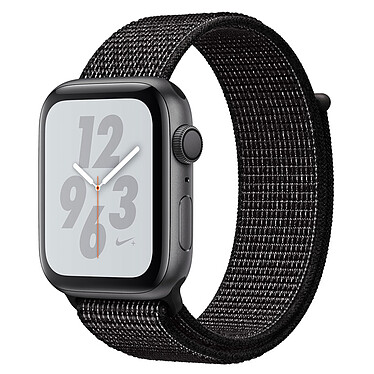 Apple Watch Nike+ Series 4 GPS Aluminium Gris Boucle Sport Noir 40 mm