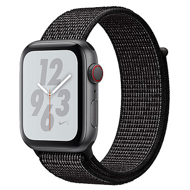 Apple Watch Nike+ Series 4 GPS + Cellular Aluminium Gris Boucle Sport Noir 40 mm