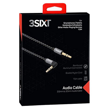 3SIXT Conector de cable de audio 3,5 mm a bajo precio