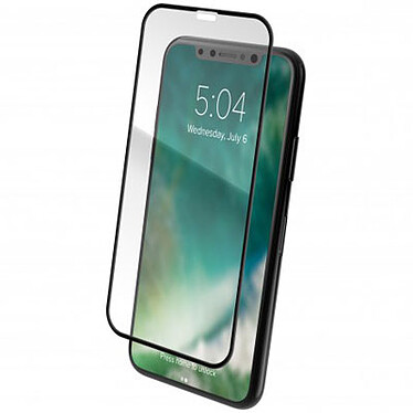 xqisit Tough Glass E2E negro iPhone Xs Max