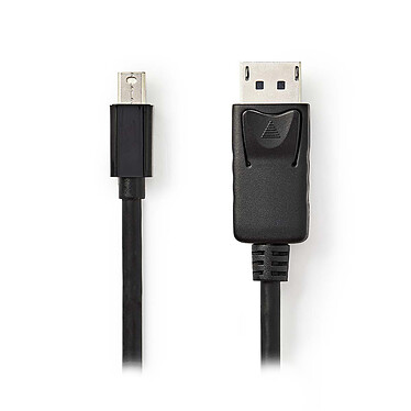 Nedis Câble DisplayPort mâle vers Mini DisplayPort mâle 4K Noir (2 mètres)
