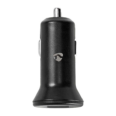 Nedis CCHAU480ABK Noir Chargeur allume-cigare avec 2 ports USB-A