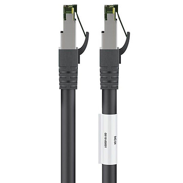 Review Goobay RJ45 Cat 8.1 S/FTP cable 0.50 m (Black)