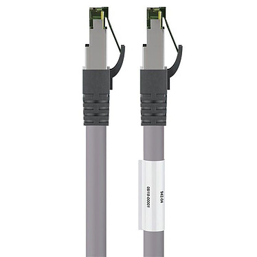 Review Goobay RJ45 Cat 8.1 S/FTP cable 0.50 m (Grey)