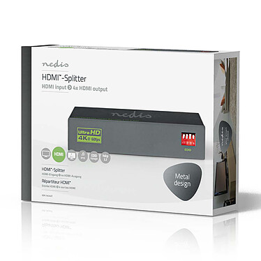 Comprar Nedis Splitter HDMI 4K@60Hz - 4 puertos