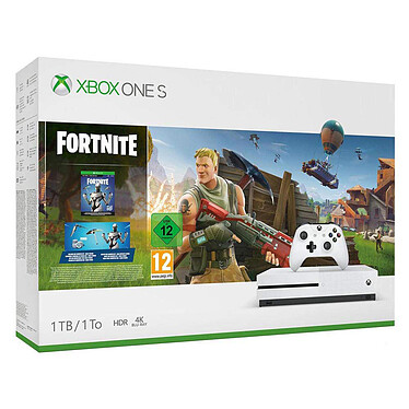 Microsoft Xbox One S (1 To) + Fortnite