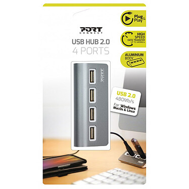 Comprar PORT Connect USB 2.0 Hub 4 puertos