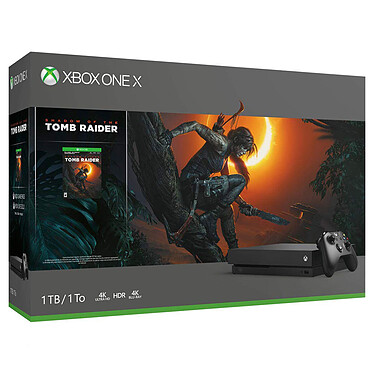 Microsoft Xbox One X (1TB) + Shadow of the Tomb Raider