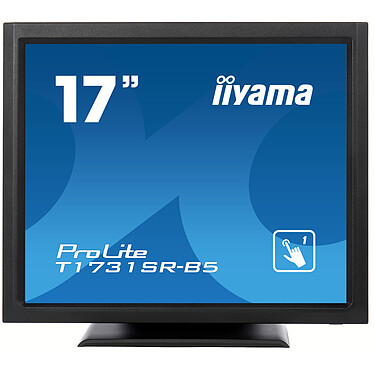 iiyama 17" LCD Tactile Résistive - ProLite T1731SR-B5 1280 x 1024 pixels - Tactile - 5 ms - Format 4/3 - Noir