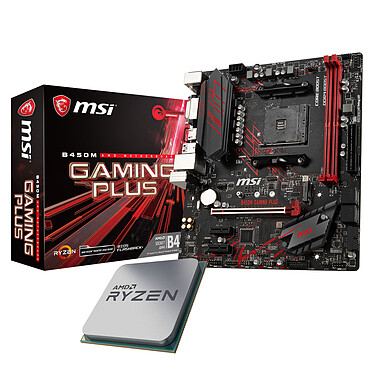 Kit de actualización PC AMD Ryzen 7 2700X MSI B450M GAMING PLUS