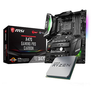 Kit de actualización PC AMD Ryzen 5 2600X MSI X470 GAMING PRO CARBONO