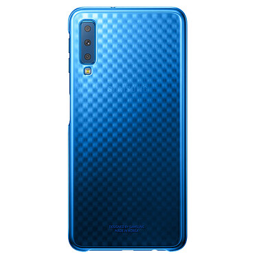 Samsung Gradation Clear Cover Bleu Galaxy A7 2018