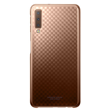 Samsung Gradation Clear Cover Gold Galaxy A7 2018