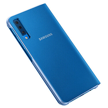 Samsung Flip Wallet Bleu Galaxy A7 2018  pas cher