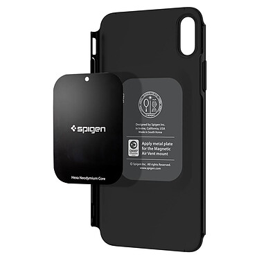 Comprar Spigen Thin Fit 360 + Cristal protector Negro iPhone Xs Max