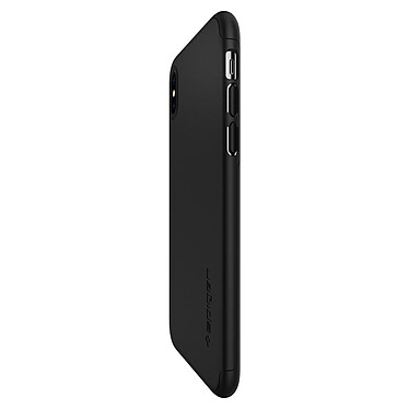 Avis Spigen Thin Fit 360 + Vitre de protection Noir iPhone Xs Max