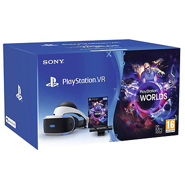 Sony PlayStation VR 2 (PSVR 2) + PlayStation Cámara v2 + Mundos VR
