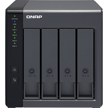 QNAP TR-004 RAID box / Unidad de expansión USB-C 3.0 - 4 bahías 2.5"/3.5" SATA (sin disco duro)