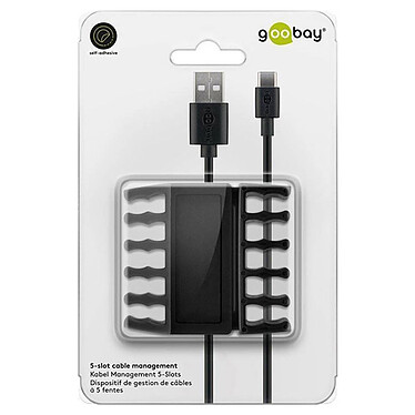 Avis Goobay 5 Slot Cable Management - Noir