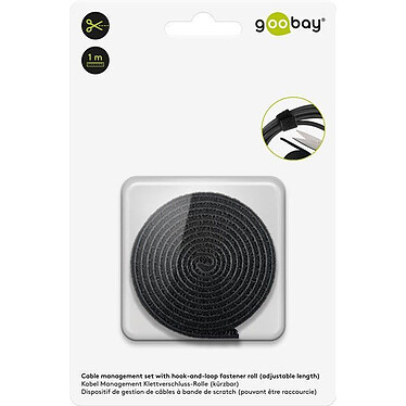 Goobay Scratch Band Negro - 1 m a bajo precio