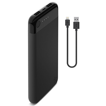 Belkin Boost Charge 10K Lightning + Cable Negro