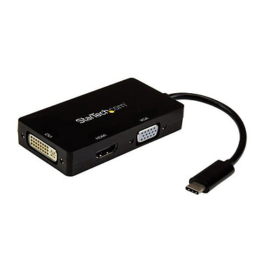StarTech.com USB Type-C to VGA, DVI or HDMI Travel Adapter