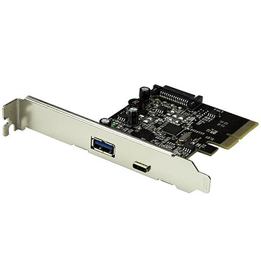 StarTech.com Carte contrôleur PCI-E (2 ports USB 3.1 Type A et Type C)