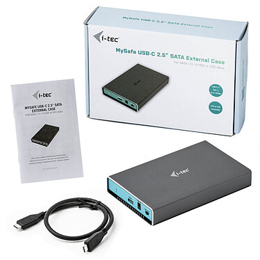 Opiniones sobre i-tec Carcasa externa MySafe USB-C de 2,5" gris