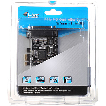 cheap i-tec PCI-Express Card 2x Serial RS232 1x Parallel DB25 (PCE2S1)
