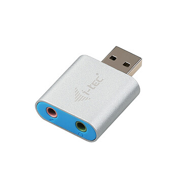 i-tec Mini adaptador de audio USB metálico