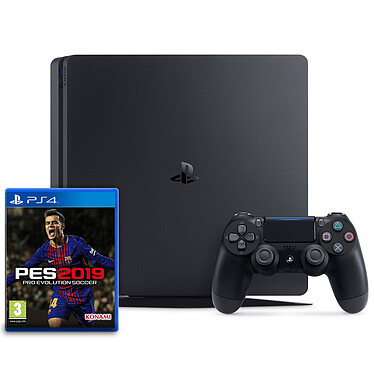 Sony PlayStation 4 Slim (500 Go) + PES 2019