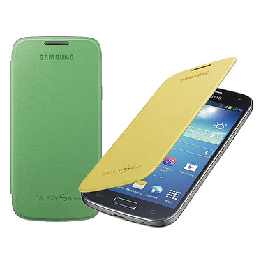 Samsung Flip Cover x2 Jaune/Vert Galaxy S4 mini