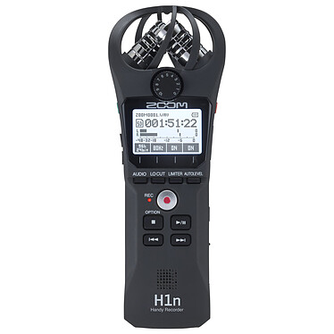 Zoom H1n Enregistreur portatif 2 pistes - Hi-Res Audio - Microphones X/Y 90° - Micro USB - Slot Micro SDHC