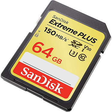 Nota Scheda di memoria SanDisk SDXC Extreme PLUS UHS-1 U3 V30 64GB