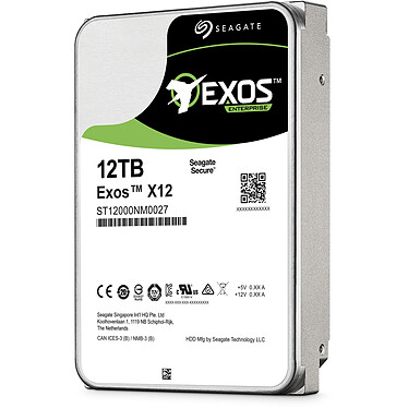 Acheter Seagate Exos X12 HDD 12 To (ST12000NM0027)